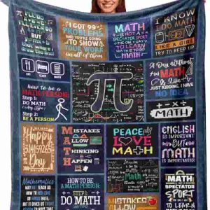Best Math Gifts For Teachers & Math Enthusiasts - Fun Blanket