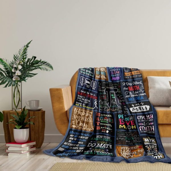 Best Math Gifts For Teachers & Math Enthusiasts - Fun Blanket - Image 3