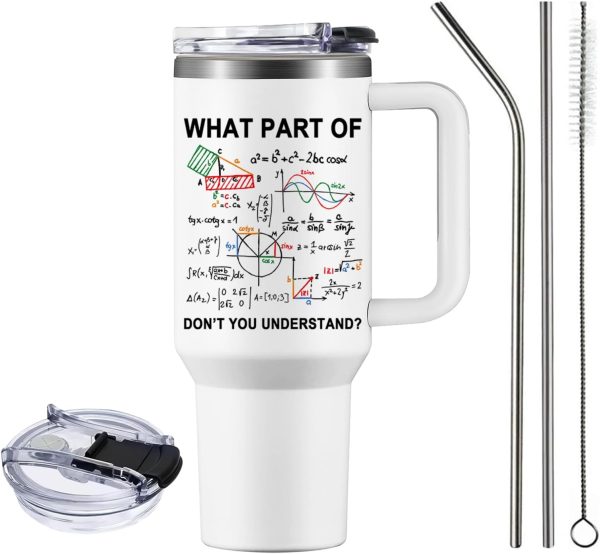 Funny Math Teacher Tumbler Cup - Best Engineer Gifts For Christmas