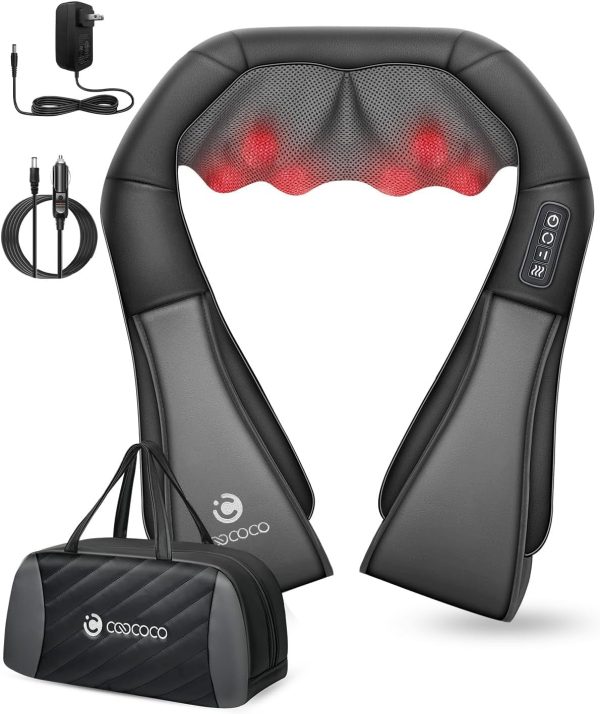 Best Shiatsu Neck & Back Massager With Heat For Pain Relief
