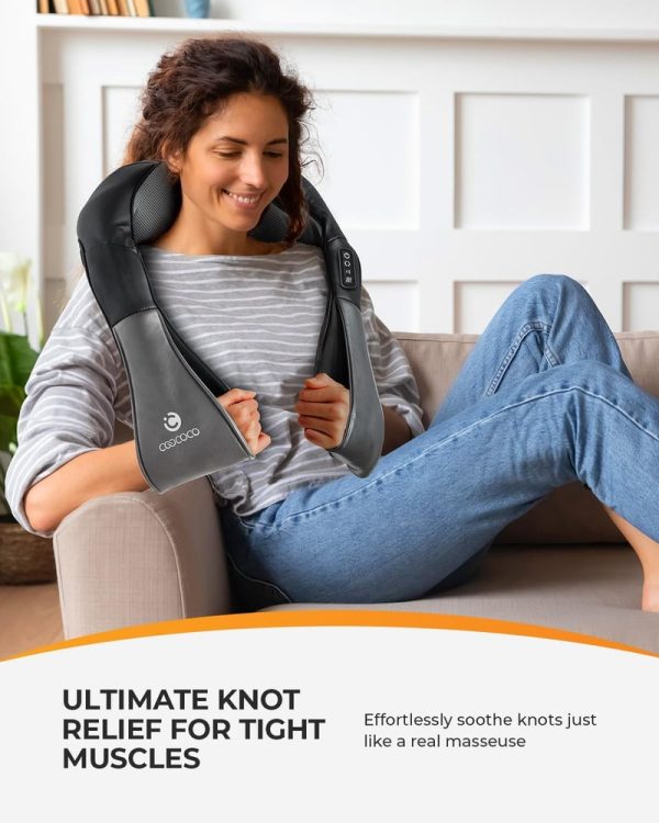 Best Shiatsu Neck & Back Massager With Heat For Pain Relief - Image 3