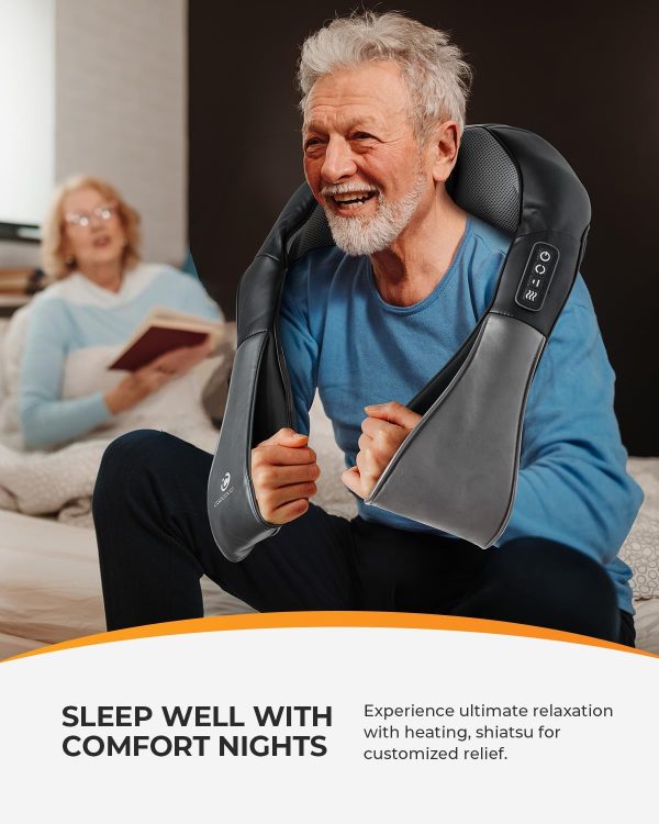 Best Shiatsu Neck & Back Massager With Heat For Pain Relief - Image 4