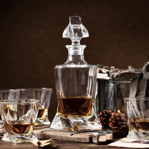 Best Whiskey Decanter Set With Glasses - Perfect Gift For Men