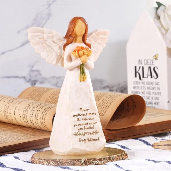 Best Retirement Gift For Women - Angel Figurine With Heartfelt Message - Image 4