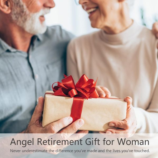 Best Retirement Gift For Women - Angel Figurine With Heartfelt Message - Image 6