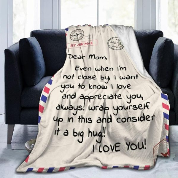 Dear Mom Blanket - Perfect Gift For Mother's Day, Birthday & More - Image 3