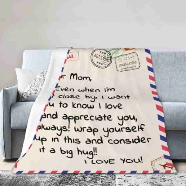 Dear Mom Blanket - Perfect Gift For Mother's Day, Birthday & More - Image 5