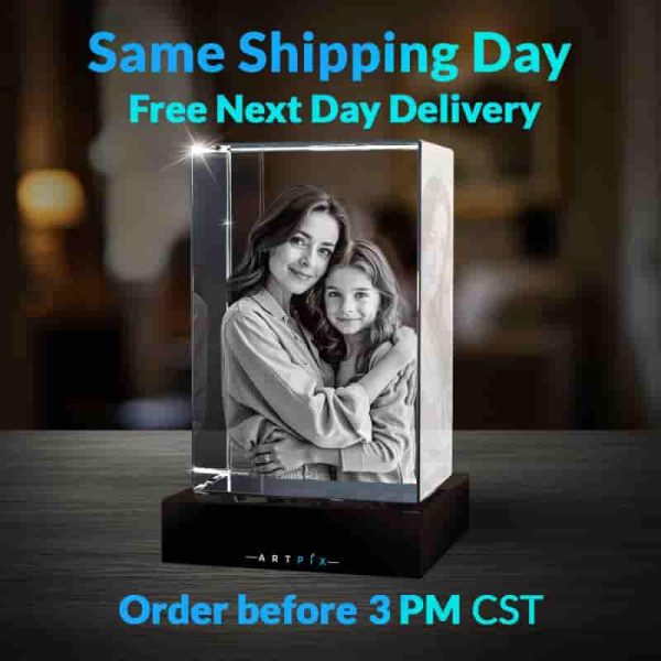 Best 3d Crystal Photo Gift - Personalized Keepsake - Image 2