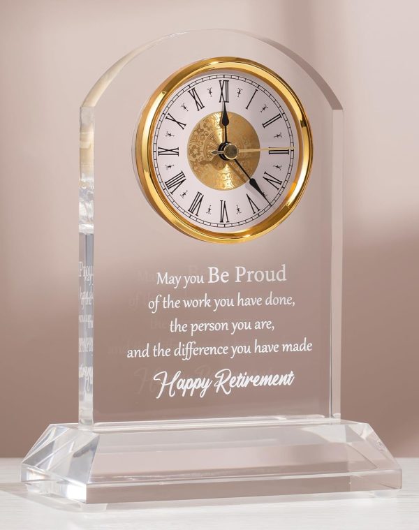 Best Retirement Gift Quartz Clock For Colleagues & Friends