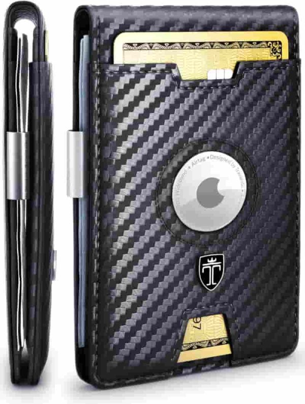 Travando Rfid Airtag Wallet With Money Clip - Best Gifts