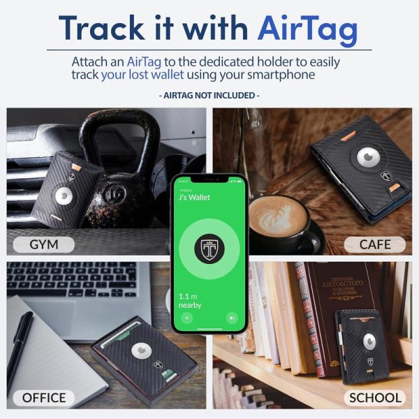 Travando Rfid Airtag Wallet With Money Clip - Best Gifts - Image 2
