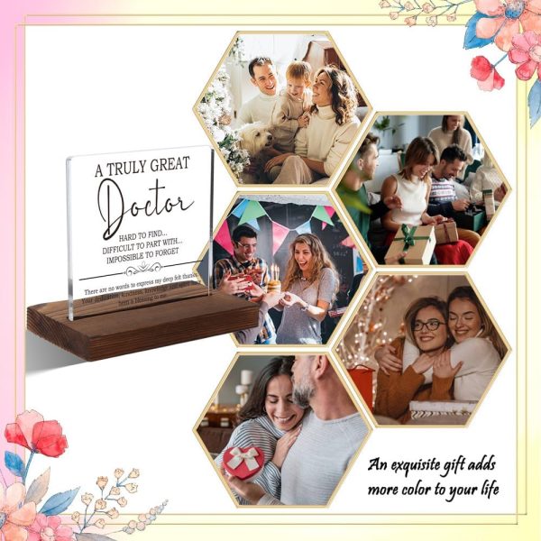Best Inspirational Gift For Women Physicians - 10cm Acrylic Plaque - Image 6