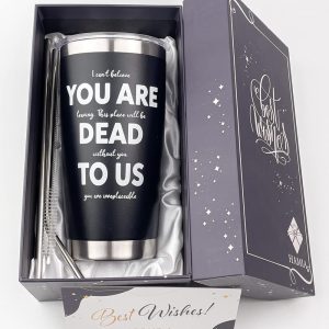 Best Funny Farewell Gift - 'dead To Us' Tumbler For Coworkers