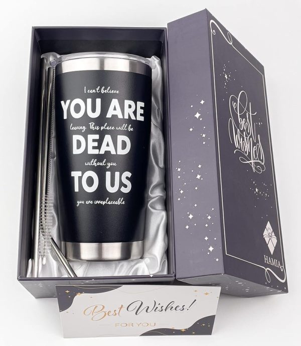 Best Funny Farewell Gift - 'dead To Us' Tumbler For Coworkers