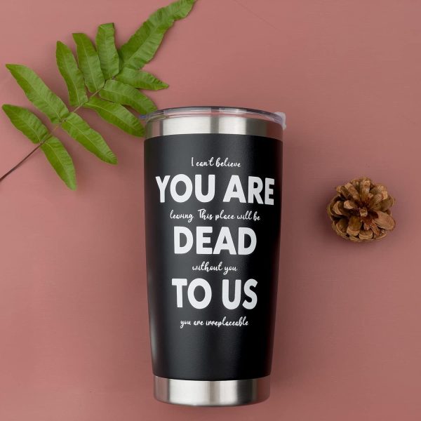 Best Funny Farewell Gift - 'dead To Us' Tumbler For Coworkers - Image 2