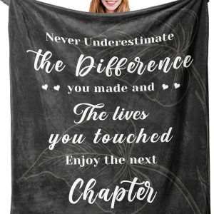 Best Farewell Gifts For Coworkers Men Women - Appreciation Blanket
