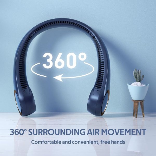 Best Portable Neck Fan: Hands Free, 360° Cooling, Usb Rechargeable - Image 2