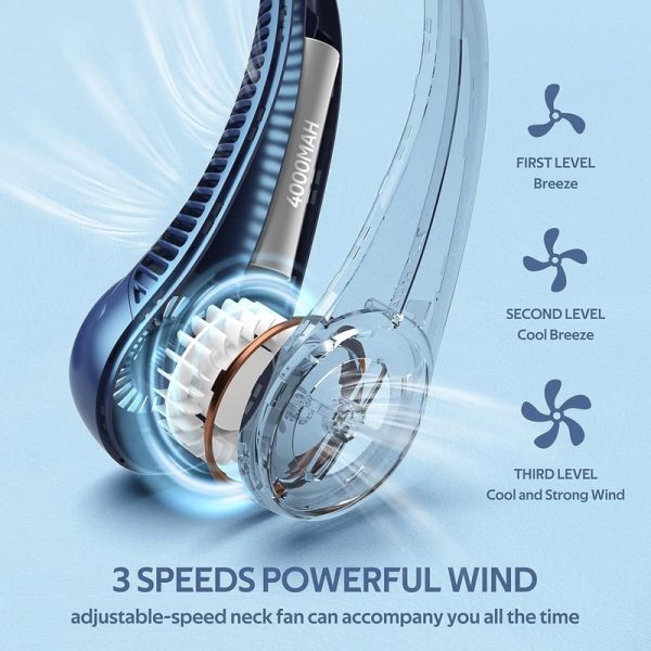 Best Portable Neck Fan: Hands Free, 360° Cooling, Usb Rechargeable - Image 3