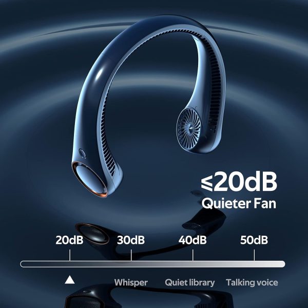 Best Portable Neck Fan: Hands Free, 360° Cooling, Usb Rechargeable - Image 4