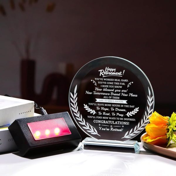 2025 Led Plaque Best Retirement Gift For Women & Men - Image 5