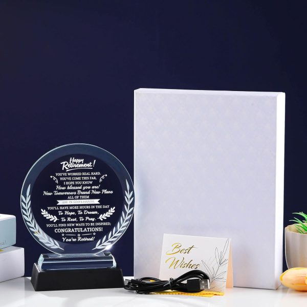 2025 Led Plaque Best Retirement Gift For Women & Men - Image 6