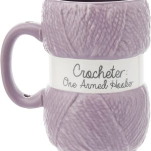 Funny Crochet Mug - Best Gag Gift For Birthdays & Holidays