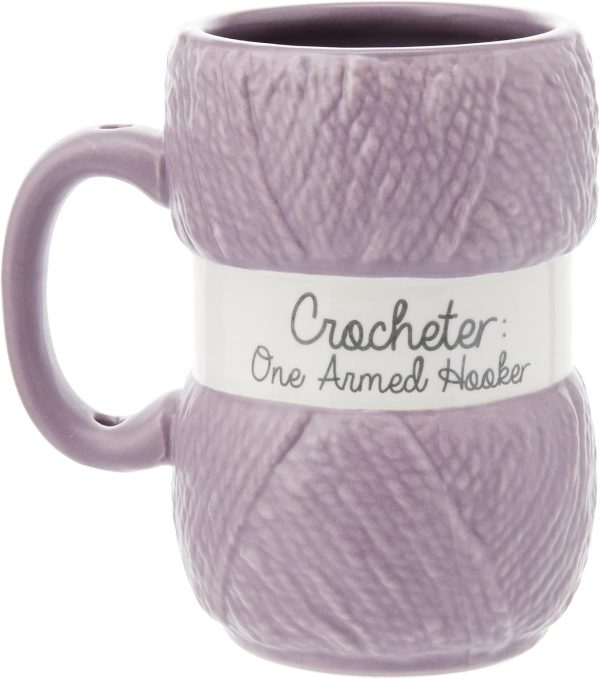 Funny Crochet Mug - Best Gag Gift For Birthdays & Holidays