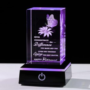 Best 2025 3d Crystal Retirement Gifts For Women And Men