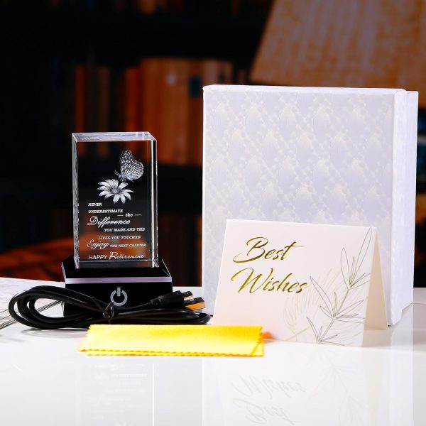 Best 2025 3d Crystal Retirement Gifts For Women And Men - Image 3
