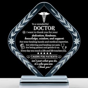 Best Doctor Appreciation Crystal Gift For Him Or Her