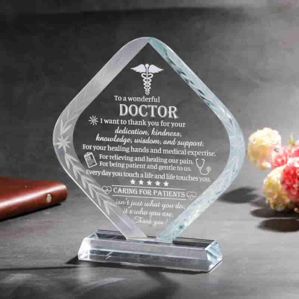 Best Doctor Appreciation Crystal Gift For Him Or Her - Image 4