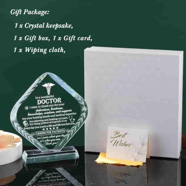 Best Doctor Appreciation Crystal Gift For Him Or Her - Image 5