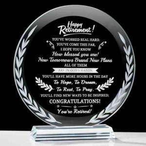 Best 2025 Retirement Gifts - Glass Plaque Keepsake