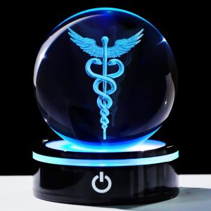 Best 3d Crystal Doctors' Gift With Light For Professionals
