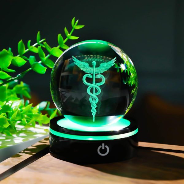 Best 3d Crystal Doctors' Gift With Light For Professionals - Image 2