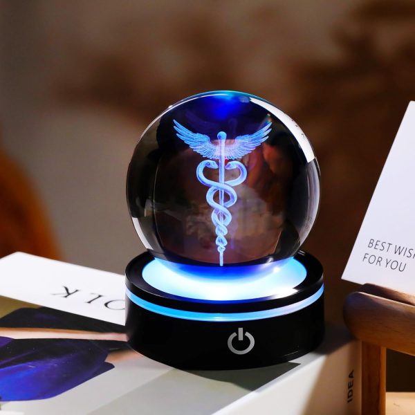 Best 3d Crystal Doctors' Gift With Light For Professionals - Image 4