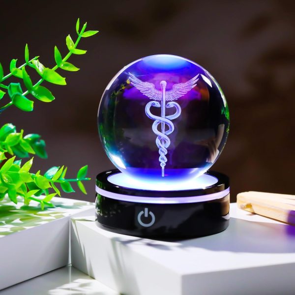 Best 3d Crystal Doctors' Gift With Light For Professionals - Image 5