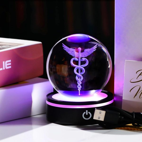 Best 3d Crystal Doctors' Gift With Light For Professionals - Image 6