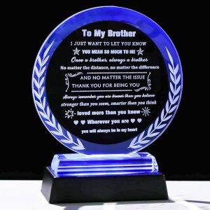 Best Birthday Gifts For Brothers - Crystal Keepsake