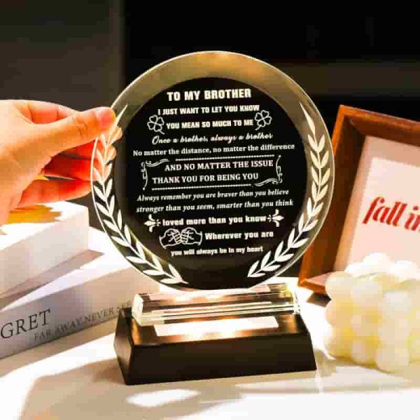 Best Birthday Gifts For Brothers - Crystal Keepsake - Image 5
