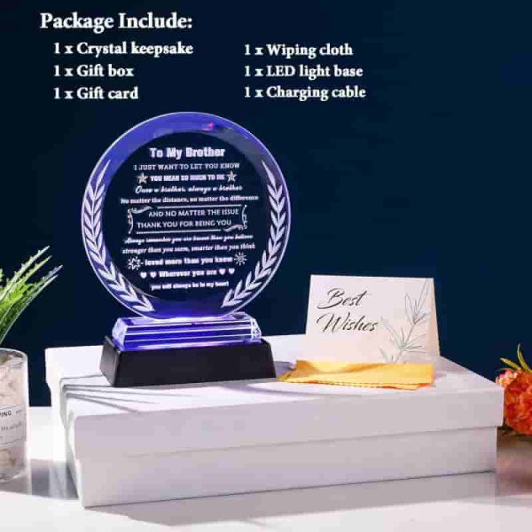 Best Birthday Gifts For Brothers - Crystal Keepsake - Image 6