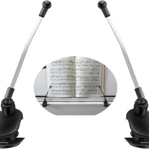 Best Music Book Clip Holder For Piano & Keyboard - Black