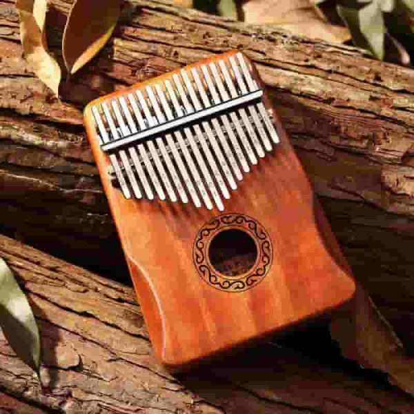 Best Kalimba Thumb Piano 17 Keys With Mahogany Wood, Easy To Learn Gift - Image 6