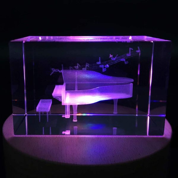 3d Crystal Piano Paperweight - Unique Gift For Graduation & Holidays - Image 6
