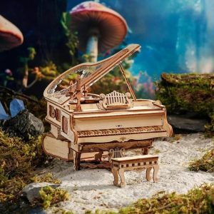 Robotime Magic Piano 3d Puzzle - Unique Wooden Music Box Gift