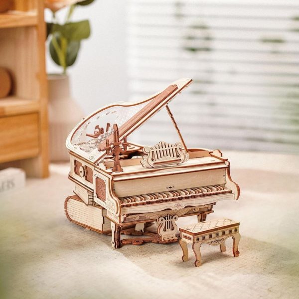 Robotime Magic Piano 3d Puzzle - Unique Wooden Music Box Gift - Image 6