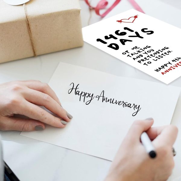 Best 4th Anniversary Card For Him And Her - Image 4