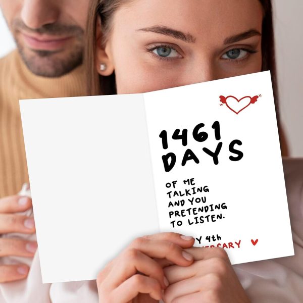 Best 4th Anniversary Card For Him And Her - Image 5