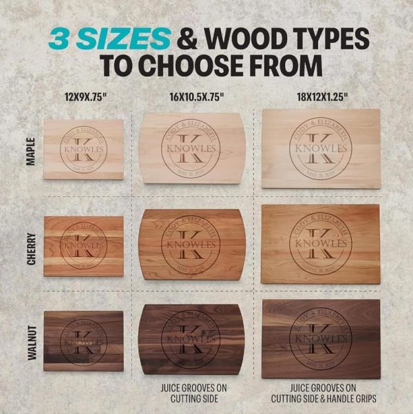 Best Personalized Wood Cutting Board Gift Set - Image 2