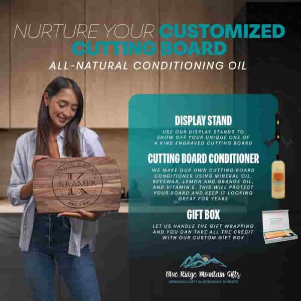 Best Personalized Wood Cutting Board Gift Set - Image 5